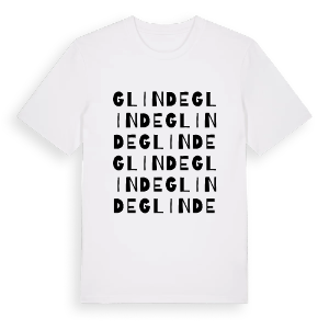 Glinde ordlek t-shirt – ekologisk bomull t-shirt från Pinshirt
