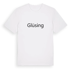 Glüsing fetstil t-shirt – ekologisk bomull t-shirt från Pinshirt