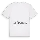 Jag älskar Glüsing t-shirt stort tryck