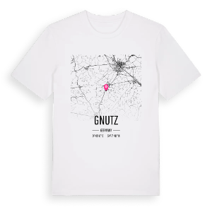 Gnutz karta t-shirt – ekologisk bomull t-shirt från Pinshirt
