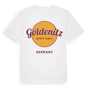 Göldenitz cirkel t-shirt – ekologisk bomull t-shirt från Pinshirt