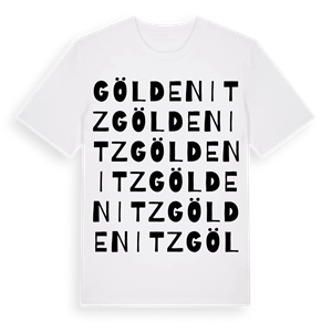 Göldenitz ordlek t-shirt – ekologisk bomull t-shirt från Pinshirt