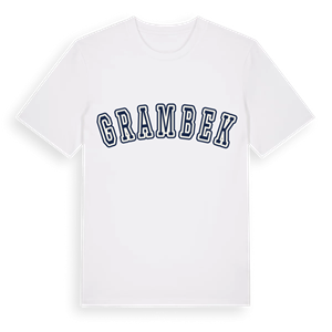 Grambek college t-shirt – ekologisk bomull t-shirt från Pinshirt