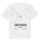 Groß Boden karta t-shirt