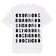 Groß Boden ordlek t-shirt
