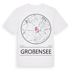 Großensee t-shirt – ekologisk bomull t-shirt från Pinshirt