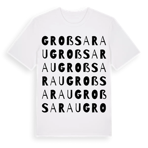 Groß Sarau ordlek t-shirt – ekologisk bomull t-shirt från Pinshirt