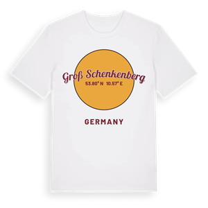 Groß Schenkenberg cirkel t-shirt – ekologisk bomull t-shirt från Pinshirt