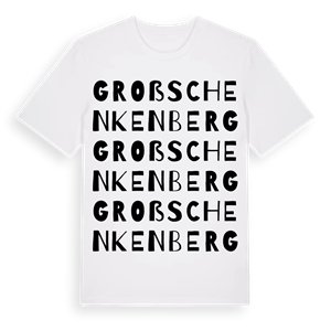 Groß Schenkenberg ordlek t-shirt – ekologisk bomull t-shirt från Pinshirt