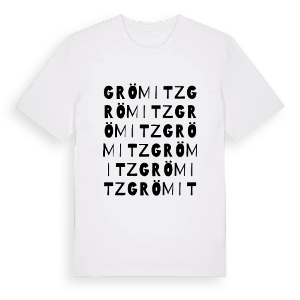 Grömitz ordlek t-shirt – ekologisk bomull t-shirt från Pinshirt