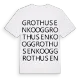 Grothusenkoog ordlek t-shirt