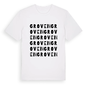 Groven ordlek t-shirt – ekologisk bomull t-shirt från Pinshirt
