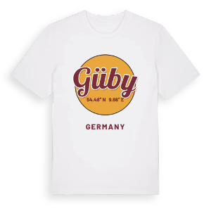 Güby cirkel t-shirt – ekologisk bomull t-shirt från Pinshirt