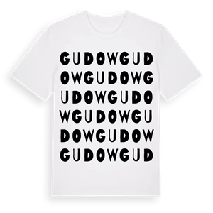 Gudow ordlek t-shirt – ekologisk bomull t-shirt från Pinshirt