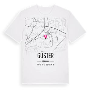 Güster karta t-shirt – ekologisk bomull t-shirt från Pinshirt