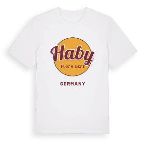 Haby cirkel t-shirt – ekologisk bomull t-shirt från Pinshirt