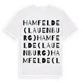 Hamfelde (Lauenburg) ordlek t-shirt