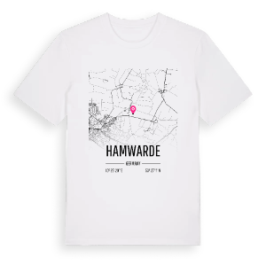 Hamwarde karta t-shirt – ekologisk bomull t-shirt från Pinshirt