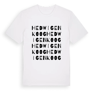 Hedwigenkoog ordlek t-shirt – ekologisk bomull t-shirt från Pinshirt