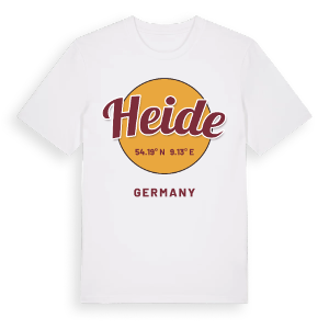 Heide cirkel t-shirt – ekologisk bomull t-shirt från Pinshirt