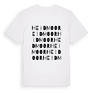 Heidmoor ordlek t-shirt – ekologisk bomull t-shirt från Pinshirt