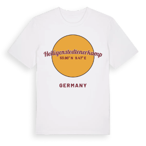 Heiligenstedtenerkamp cirkel t-shirt – ekologisk bomull t-shirt från Pinshirt