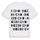 Hemdingen ordlek t-shirt