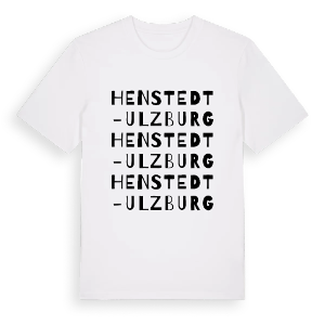 Henstedt-Ulzburg ordlek t-shirt – ekologisk bomull t-shirt från Pinshirt
