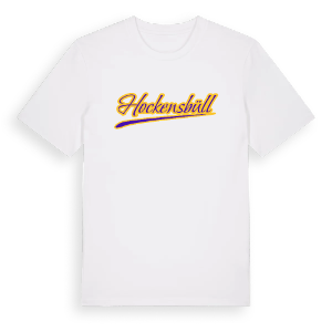 Hockensbüll baseball t-shirt – ekologisk bomull t-shirt från Pinshirt