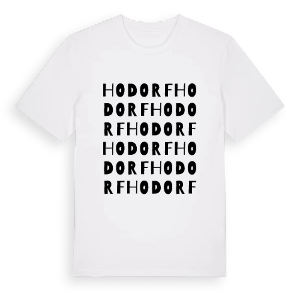 Hodorf ordlek t-shirt – ekologisk bomull t-shirt från Pinshirt