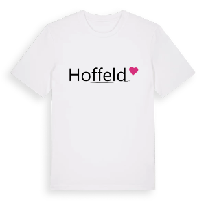 Hoffeld hjärta t-shirt – ekologisk bomull t-shirt från Pinshirt