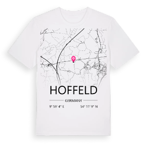 Hoffeld karta t-shirt – ekologisk bomull t-shirt från Pinshirt