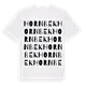 Hornbek ordlek t-shirt