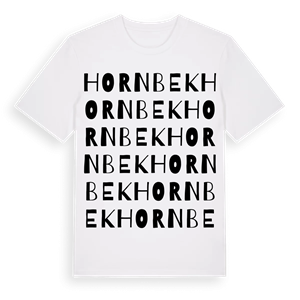 Hornbek ordlek t-shirt – ekologisk bomull t-shirt från Pinshirt