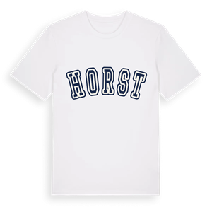 Horst college t-shirt – ekologisk bomull t-shirt från Pinshirt