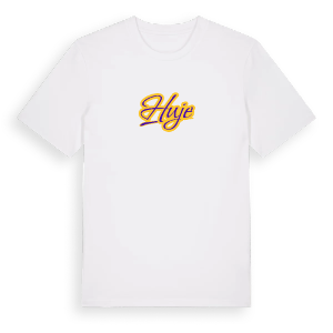 Huje baseball t-shirt – ekologisk bomull t-shirt från Pinshirt