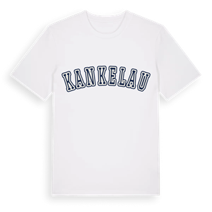 Kankelau college t-shirt – ekologisk bomull t-shirt från Pinshirt