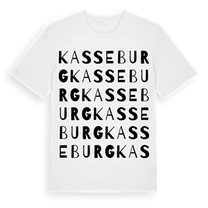 Kasseburg ordlek t-shirt – ekologisk bomull t-shirt från Pinshirt