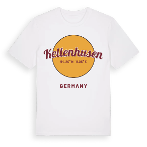 Kellenhusen cirkel t-shirt – ekologisk bomull t-shirt från Pinshirt