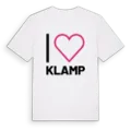 Jag älskar Klamp t-shirt stort tryck