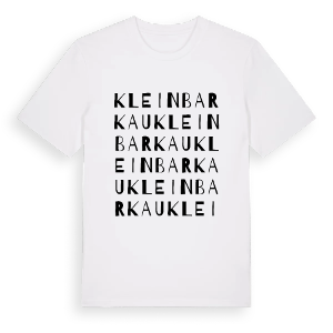 Klein Barkau ordlek t-shirt – ekologisk bomull t-shirt från Pinshirt