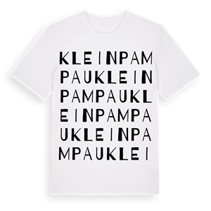 Klein Pampau ordlek t-shirt – ekologisk bomull t-shirt från Pinshirt