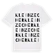 Klein Zecher ordlek t-shirt