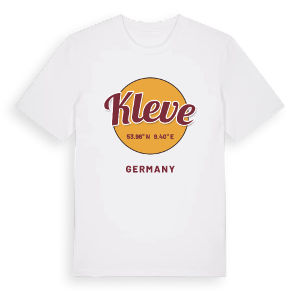 Kleve cirkel t-shirt – ekologisk bomull t-shirt från Pinshirt