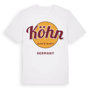 Köhn cirkel t-shirt – ekologisk bomull t-shirt från Pinshirt