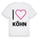 Jag älskar Köhn t-shirt stort tryck