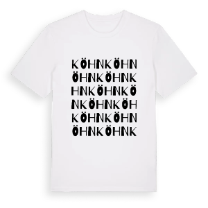 Köhn ordlek t-shirt – ekologisk bomull t-shirt från Pinshirt