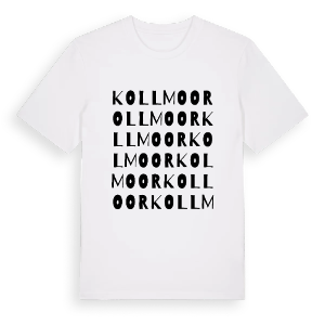Kollmoor ordlek t-shirt – ekologisk bomull t-shirt från Pinshirt
