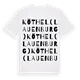 Köthel (Lauenburg) ordlek t-shirt