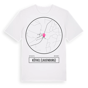 Köthel (Lauenburg) t-shirt – ekologisk bomull t-shirt från Pinshirt